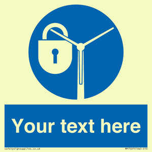 Custom mandatory lock rotor blades